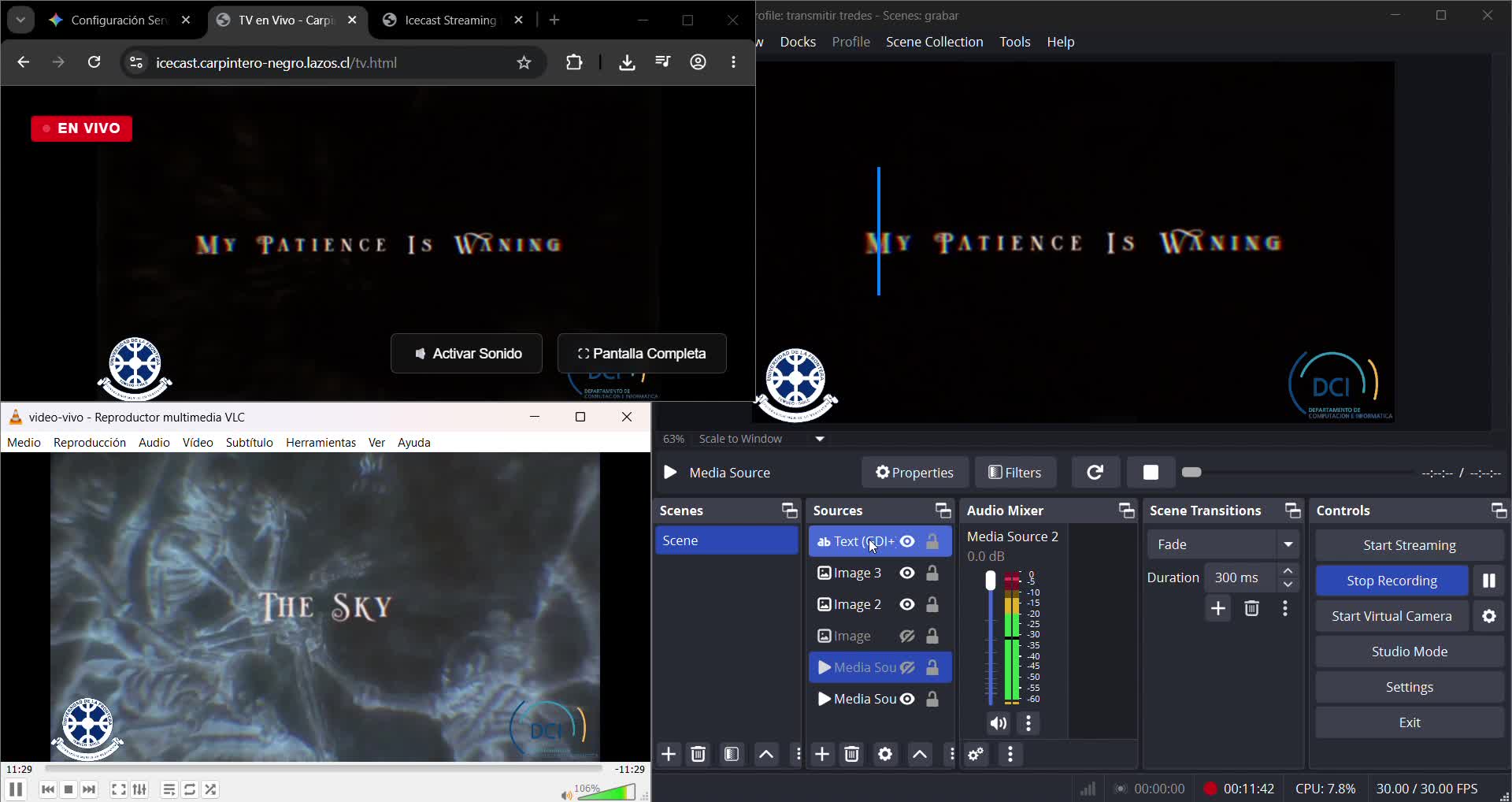 video de prueba icecast